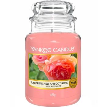 Yankee Candle 623g - Sun-Drenched Apricot Rose - Housewarmer Duftkerze großes Glas